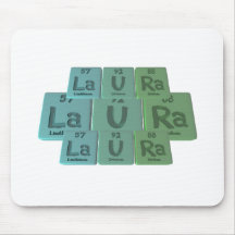 Laura  as Lanthanum Uranium Radium Mouse Pad