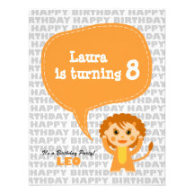 Laura Kids Party Invitation