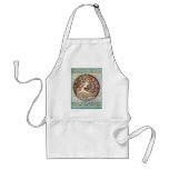 Laurel, Art Nouveau Illustration by Alphonse Mucha Aprons