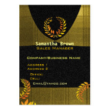 Laurel Wreath Attorney Business Card