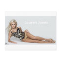 Lauren Jones Glamour Postcard