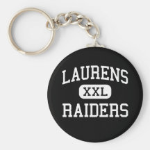 Laurens - Raiders - High - Laurens South Carolina Keychain