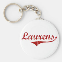 Laurens South Carolina Classic Design Key Chain