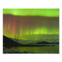 L'aurore Borealis Tirage Photo