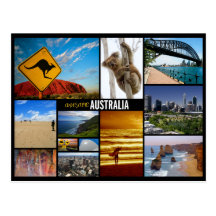 l'australie carte postale