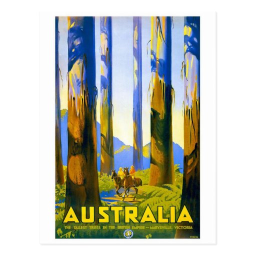 L'Australie - voyage vintage Cartes Postales