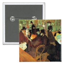 Lautrec: At the Moulin,Rouge Buttons