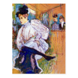Lautrec: Jane Avril Dancing Post Card