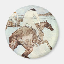 Lautrec_The_Jockey Fridge Magnet