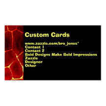Lava Glow Business Card Templates