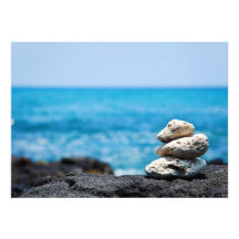 Lava Rock Coral Hawaii Ocean Tropical Beach Custom Invite
