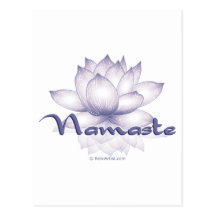 Lavande de Namaste Lotus Carte Postale