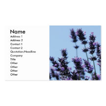 Lavander Plant Business Card