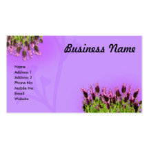 Lavendar Business Card