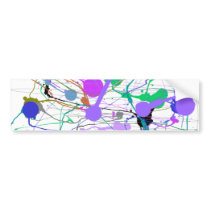 Lavendar Carousell Bumper Stickers