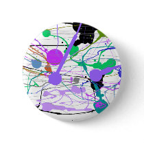 Lavendar Carousell Pinback Button