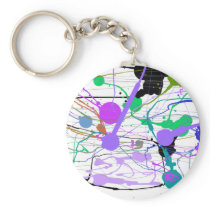 Lavendar Carousell Keychains