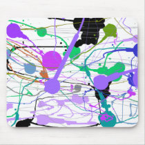 Lavendar Carousell Mouse Pads