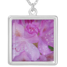 Lavendar Flower Necklace
