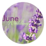 Lavendar • June Wedding Sticker