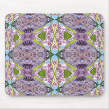 Lavendar Lilac Diamonds Mousepads