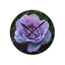 Lavendar Rose clock