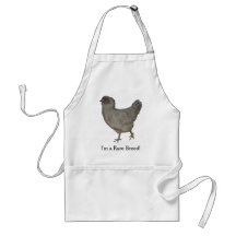 Lavender Ameraucana Rare Breed Hen Aprons