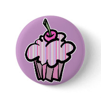 lavender and pink stripes cupcake