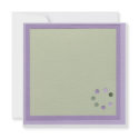 lavender and sage with dots and circle invitations