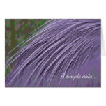Lavender Blue Feathers Greeting Cards