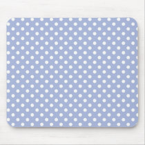 Lavender Blue Medium Polka Dot Mousepad mousepads