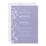 Lavender Branch Wedding Invitations