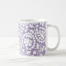 lavender floral coffee mugs