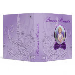 Lavender Flourish Family Photo Album Binder