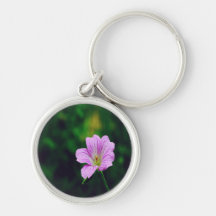 Lavender Flower Key Chains