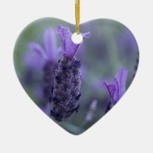 Lavender Flower Photo Ornament