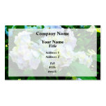Lavender Hydrangea in Garden Business Card Templates