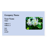 Lavender Hydrangea in Garden Business Card Templates