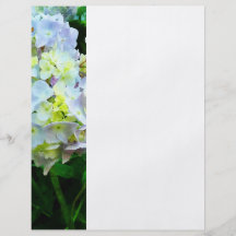 Lavender Hydrangea in Garden Flyer Design