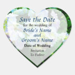 Lavender Hydrangea in Garden Save the Date Sticker
