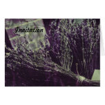 lavender invitation cards
