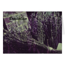 lavender invitation cards