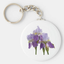 Lavender Irises Key Chains
