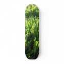 Lavender Leaves At Sunrise skateboards