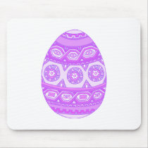 Lavender Painted Egg Mouse Pads