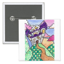 Lavender Pinback Buttons