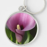 Lavender Pink Calla Keychain