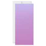 Lavender Pink Gradient Personalized Rack Card