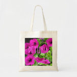 Lavender Pink Petunias Canvas Bags