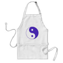 Lavender Purple Yin-Yang Aprons